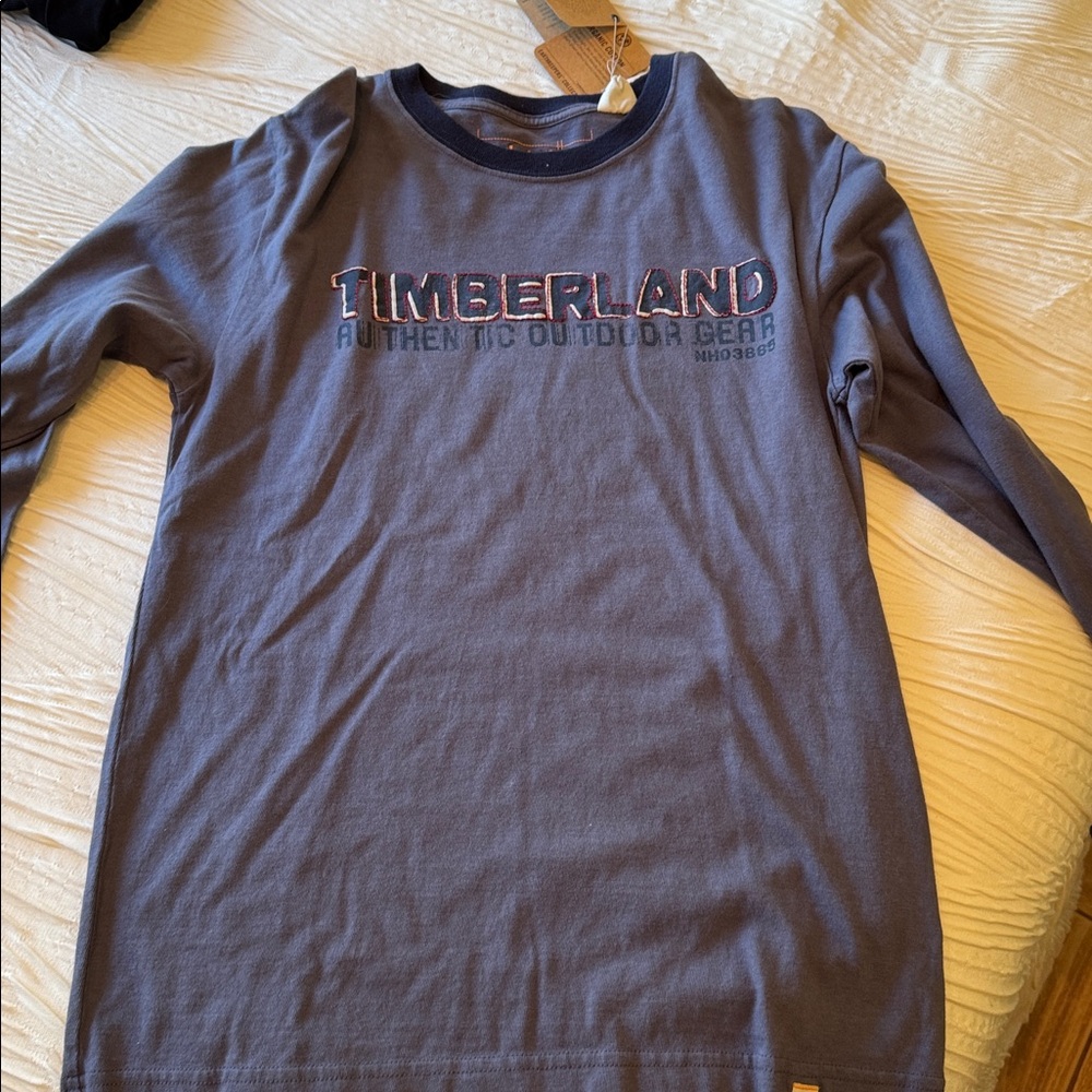 Timberland Navy Crew Neck Shirt